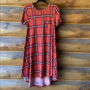 Plaid LuLaRoe Carly dress
